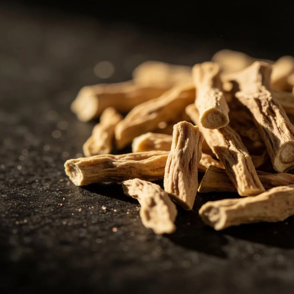 Ashwagandha root pieces
